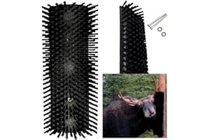 Brush for moose and livestock animal with 3 application area for scent