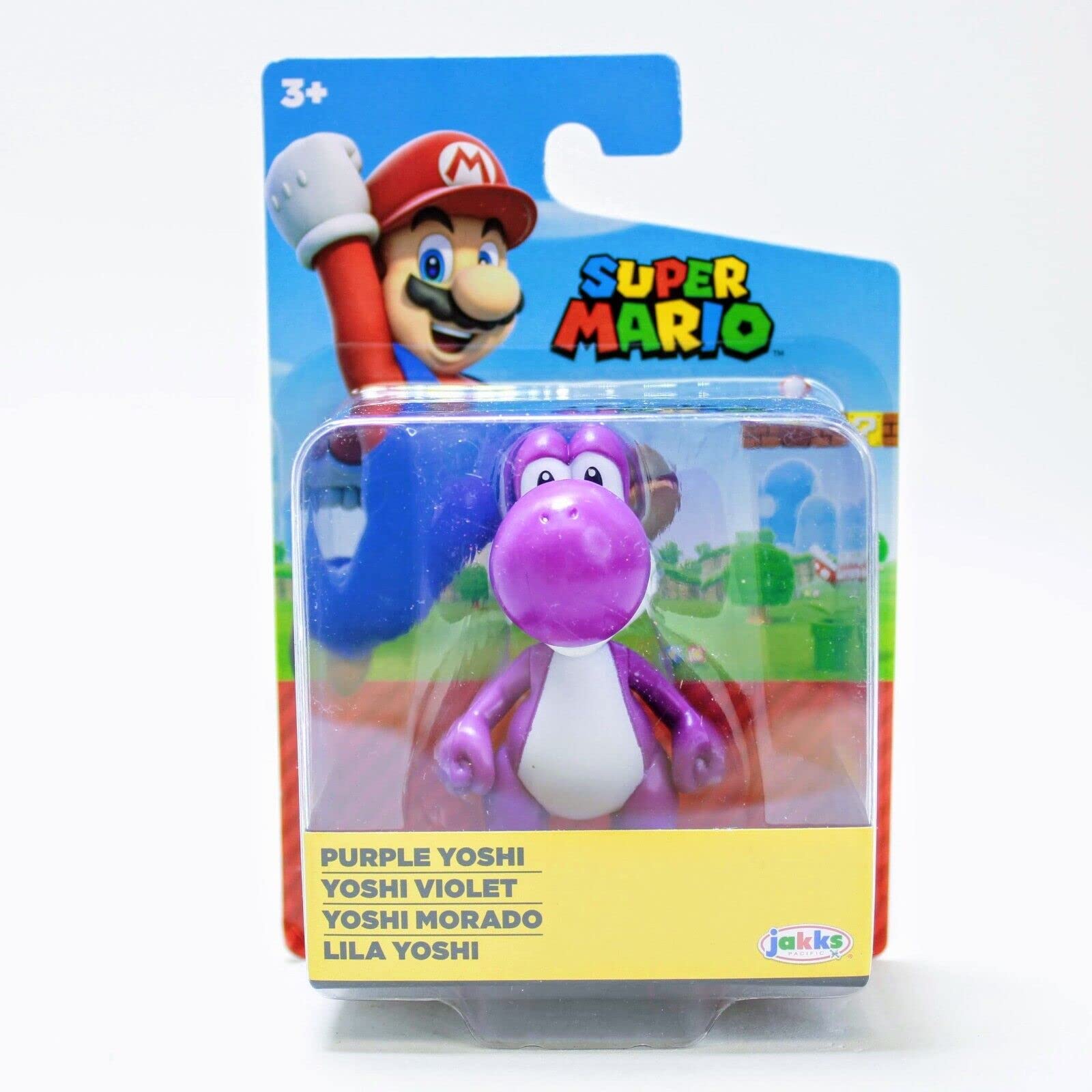 Super Mario 2.5 inch Mini Action Figure - Purple Yoshi - Packaging May Vary