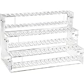 144-Slots Pen Holder for Craft Shows,Acrylic Pen Display Stand Holders | 3-Tier 12mm Beadable Pens Display Beaded Pens Organizer for Vendors,Paint Brush Storage Makeup Brush Rack for School Essentia
