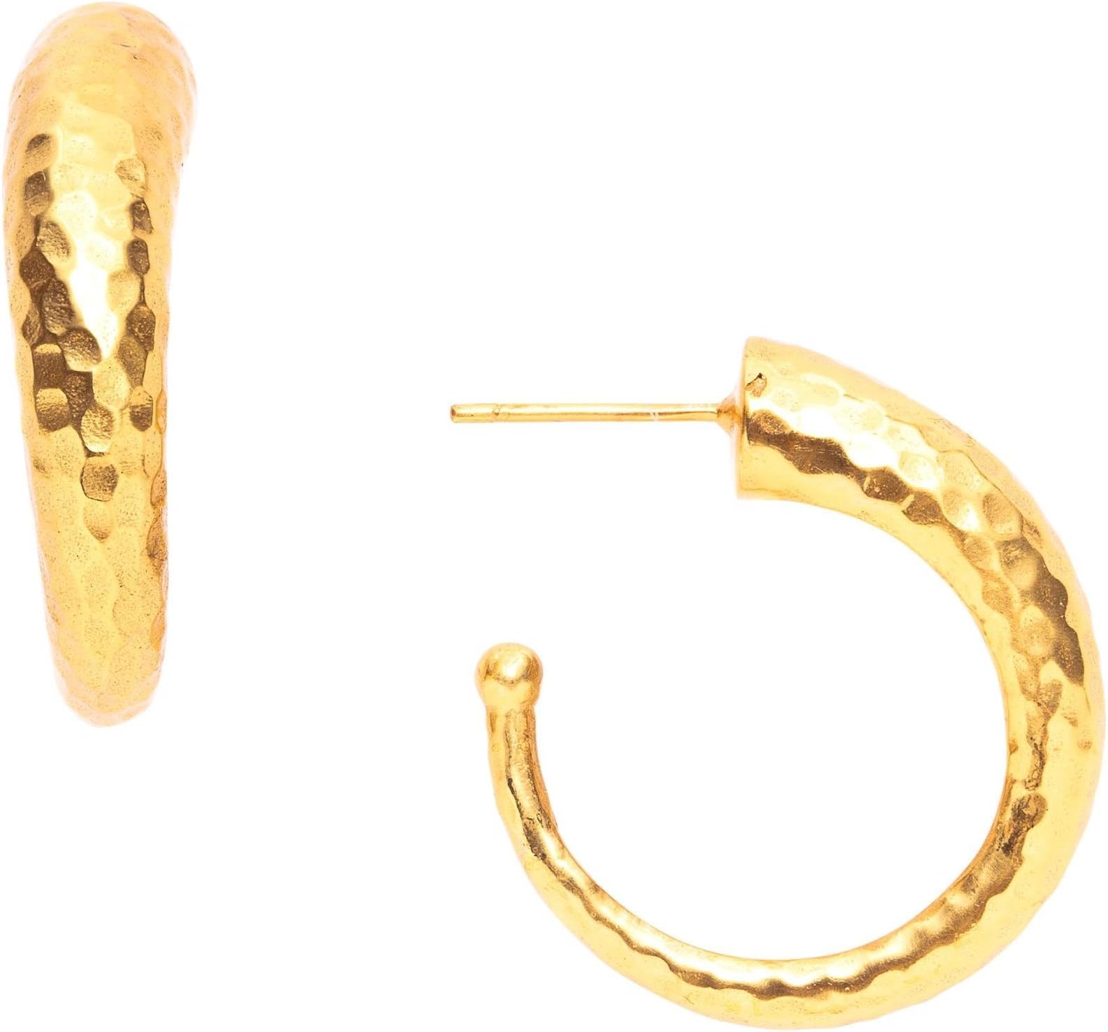 Julie Vos Hammered Hoop