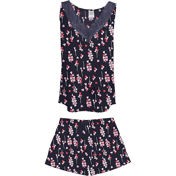 Fashion by Mirabeau Sleep Dress (XX-Large, Coffee Hearts) at Amazon Women's  Clothing store