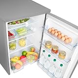 Hisense 133L Under Counter Larder Fridge Stainless Steel Grey view 8