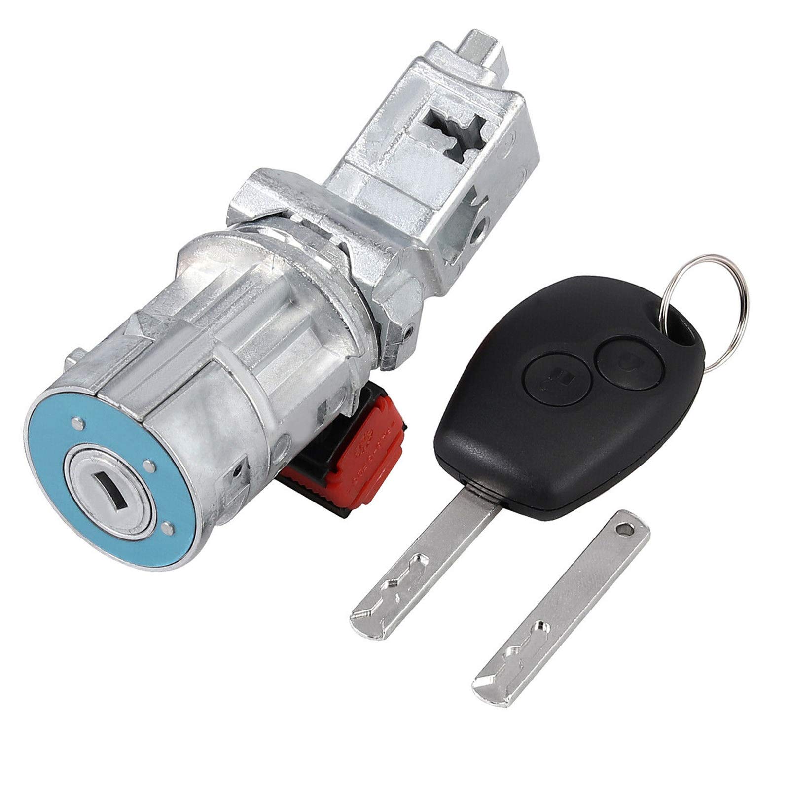 8200214168 Ignition Lock Switch Compatible with Clio Trafic Master Twingo Sandero Vivaro Ignition Lock Barrel Starter Switch with Key 7701208408