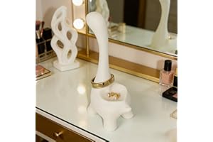Dinosaur Shaped Ring Holder and Earring Tray - Jewelry Organizer for Rings, Earrings, and Other Accessories - Durable and Mul