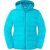 wantdo Women's Plus Size Lightweight Jackets Full-Zip Quilted Warm Jacket with Hood