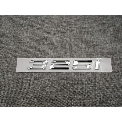 Auto 3D Abs Kofferbak Letters Logo Badge Emblem Decals Sticker Voor Bmw 3 Serie 320d 325d
