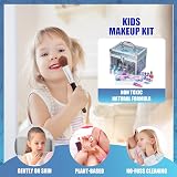 Townley Girl Stitch Train Case Makeup Set Frozen Kiss Lip Gloss Nail Polish view 3