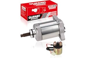 OLIFANT Starter for Honda Rancher 420 2007-2019/Foreman 500 2012-19 Rubicon 500 2015-19 Pioneer 500 2015-2021 31200-HP5-601 31200-HR0-F01