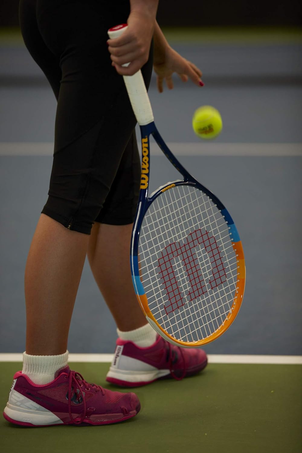 Wilson Adult Recreational Tennis Racket - Size 4 1/8”, 4 1/4", 4 3/8", 4 1/2" : Sports & Outdoors