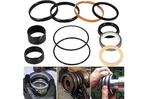 JOHNTRUCK Mechanics Hydraulic Cylinder Seal Kit Fit for Case 1543252C1 G105548 G109452 1.5” Rod & 3” Bore Loader Cylinder Repairing for Model 350 350B 450 450B 450C 650 850 850B W11