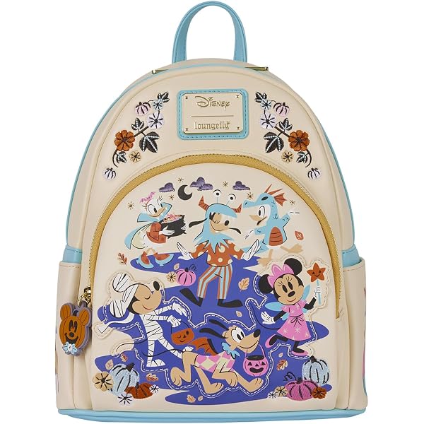 Loungefly Disney Steamboat Willie Cruise Mini Backpack Standard Clothing, Shoes & Accessories