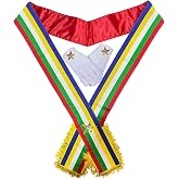 OES Sash-Masonic Order of Eastern Star Sash - Five Colors with Free Cotton Gloves