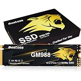 Bestoss M.2 2280 NVMe SSD 2TB PCIe 4.0, Up to 7350MB/s, SLC Cache &amp; HMB | TLC, For PS5/PC/Laptop, Tailored for Gamers, Video Editors, High-End Creators, and AI Developers Demanding Blazing-Fast Speed