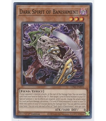 Amazon.com: Dark Necrofear - LDS3-EN002 - Ultra Rare - 1st Edition