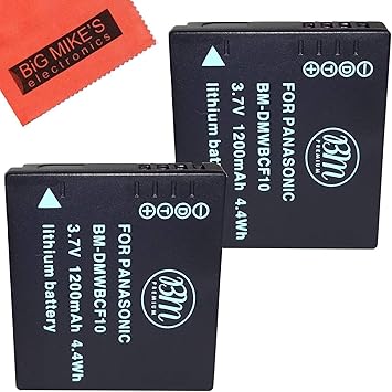 Amazon Com Bm 2 Dmw f10 Batteries For Panasonic Lumix Dmc Ts2 Dmc Ts3 Dmc Ts4 Dmc F3 Dmc Fh1 Dmc Fh3 Dmc Fh Dmc Fh22 Dmc Fs6 Dmc Fs12 Dmc Fs15 Dmc Fs25 Dmc Fs42 Dmc Fs62 Dmc Ft1 Dmc Fp8 Dmc Fx700 Cameras Camera Photo
