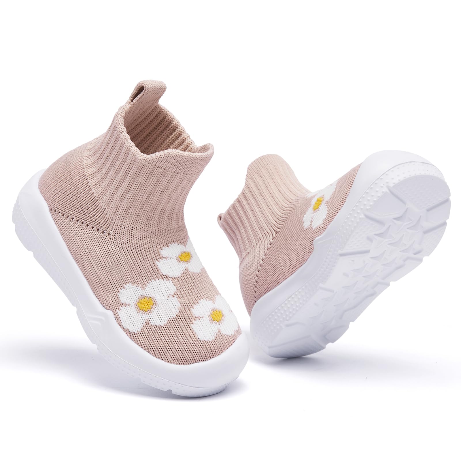 MORENDL Toddler Sock Shoes Baby Walking Shoes Infant Slippers Boys & Girls Non-Slip Sneakers