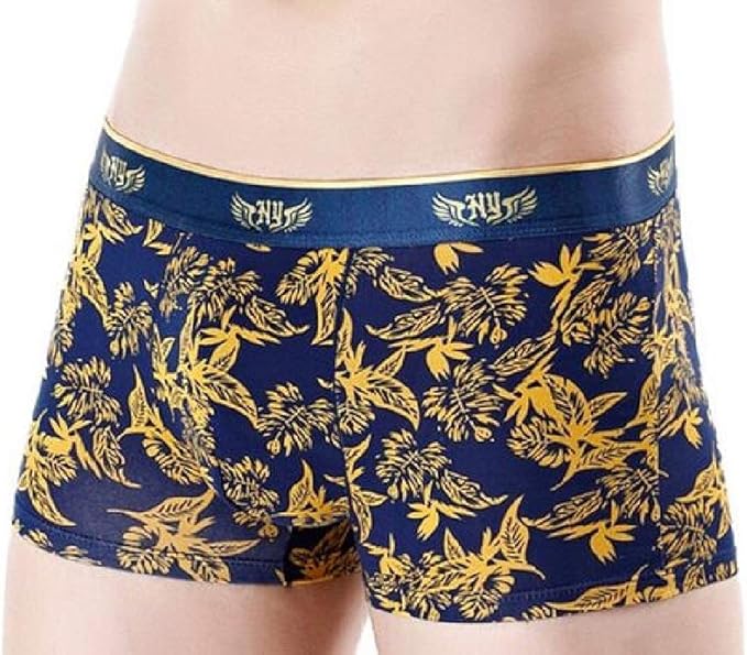Yisism Men Print Underwear Cotton Big & Tall Comfy Boxer Brief 12 US XL Amazon.co.uk Clothing