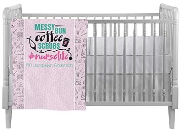 Amazon Com Nursing Quotes Crib Comforter Quilt Personalized Baby