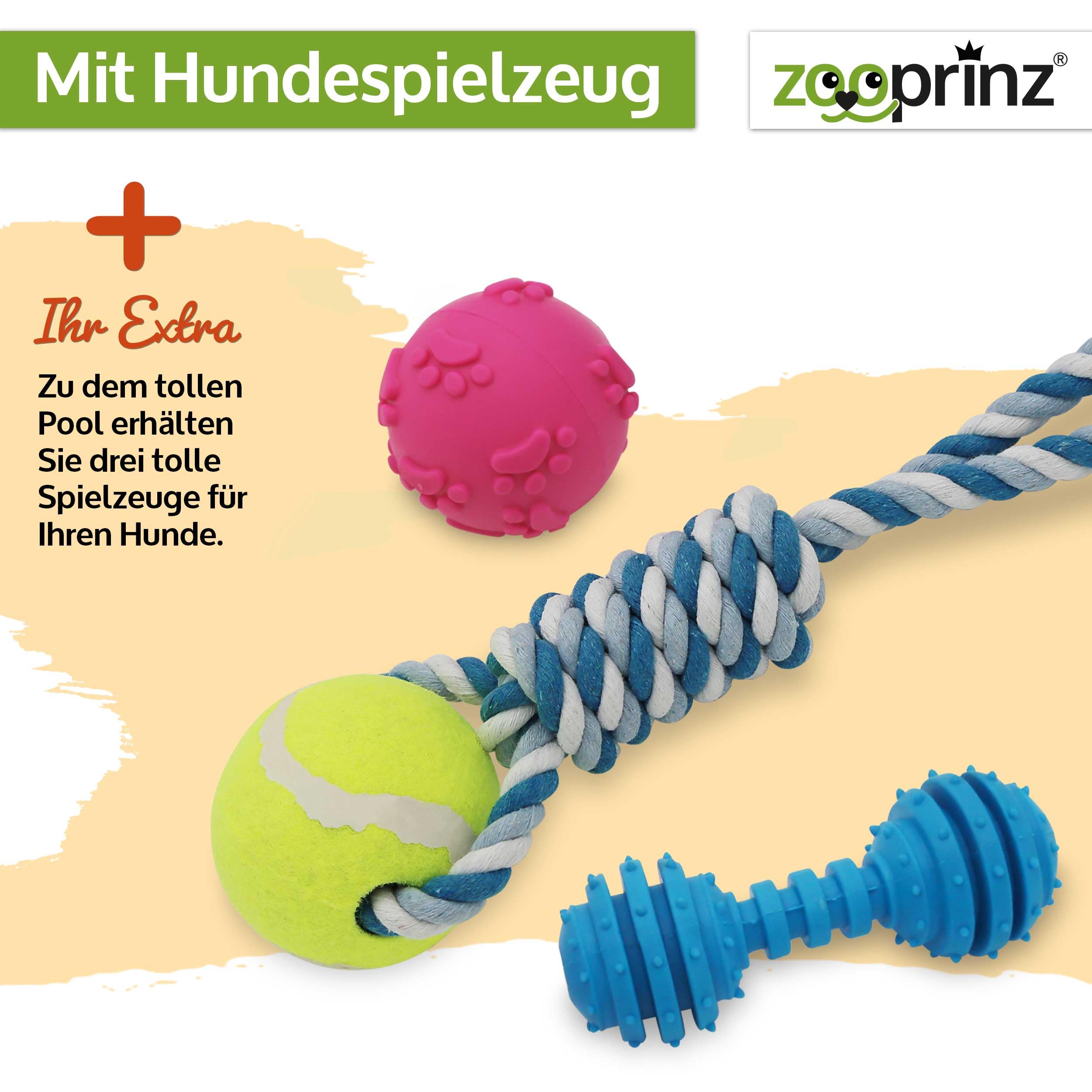 zooprinz Faltbarer Pool 120x30 cm - Für große, kleine Hunde & Kinder in 2 Größen 160/120 x 30 cm – Haustier Hundepool stabil & rutschfest Swimmingpool, Planschbecken Hund Kind – Schwimmbad 3