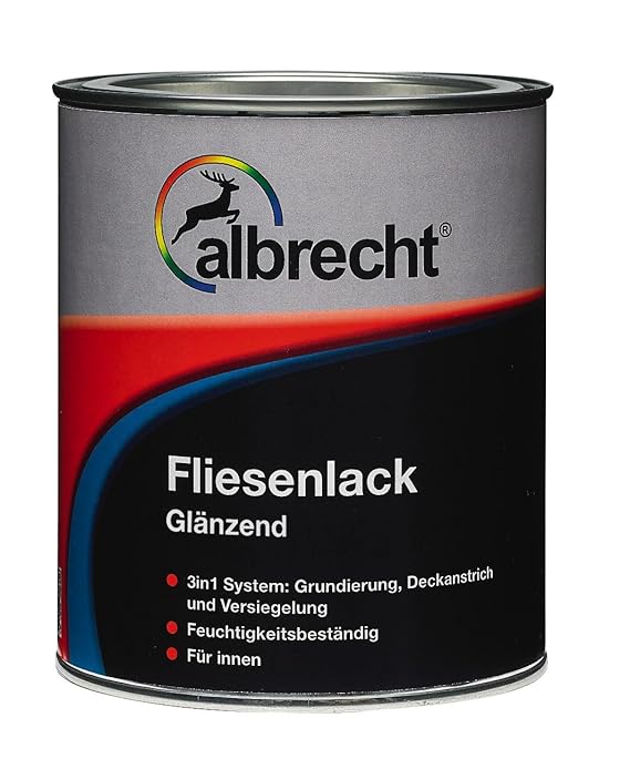 Albrecht Fliesenlack weiß glänzend 750ml