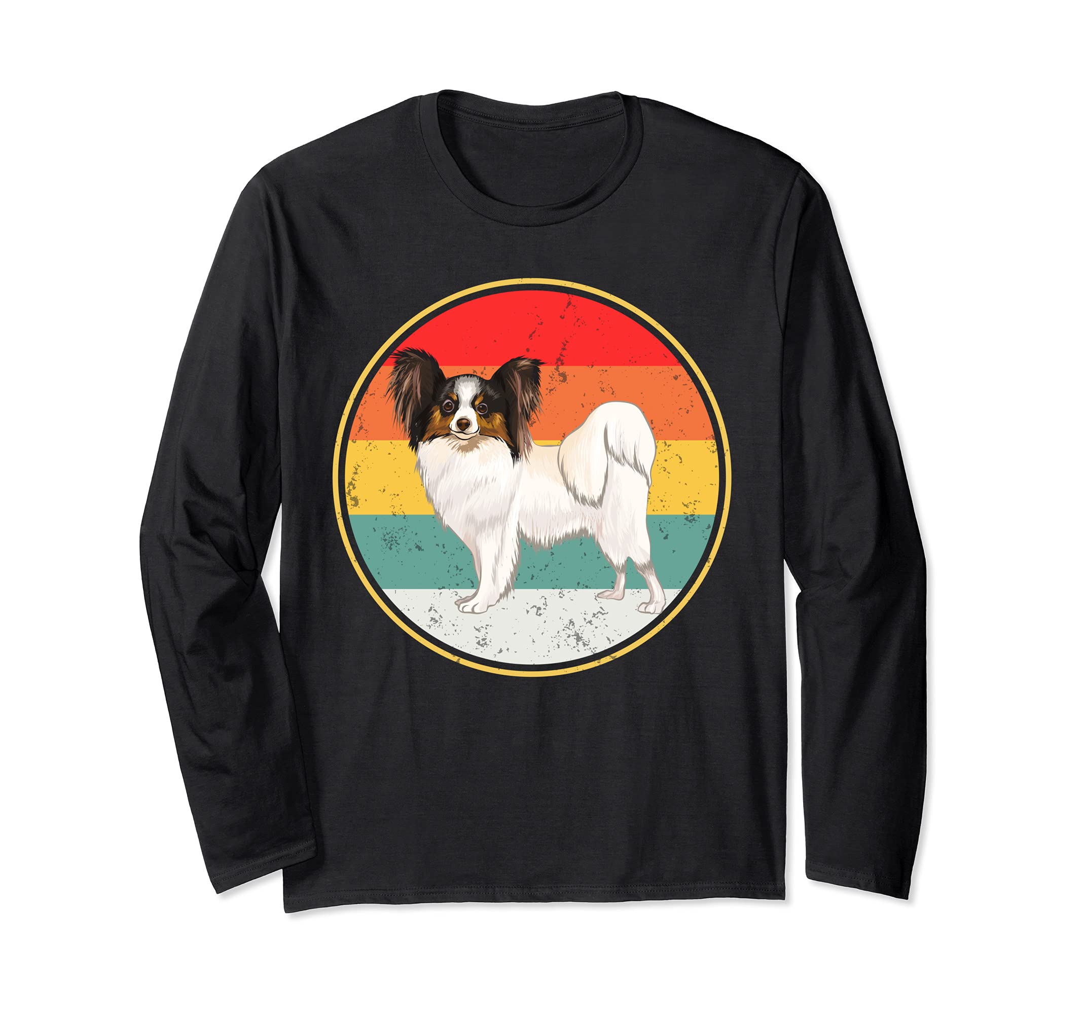 Vintage Retro Sunset Soft Coated Wheaten Terrier Dog Long Sleeve T-Shirt