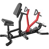 JELENS RM01 Seated Row Machine, Back Exercising Equipment Plate Loaded, Chest Supported T-bar Row Machine with Independent Arms, Back Machine Home Gym for 400LBS Capacity Gym Equipment