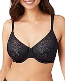 Wacoal Women's Back Appeal Underwire Bra, Black, 44D