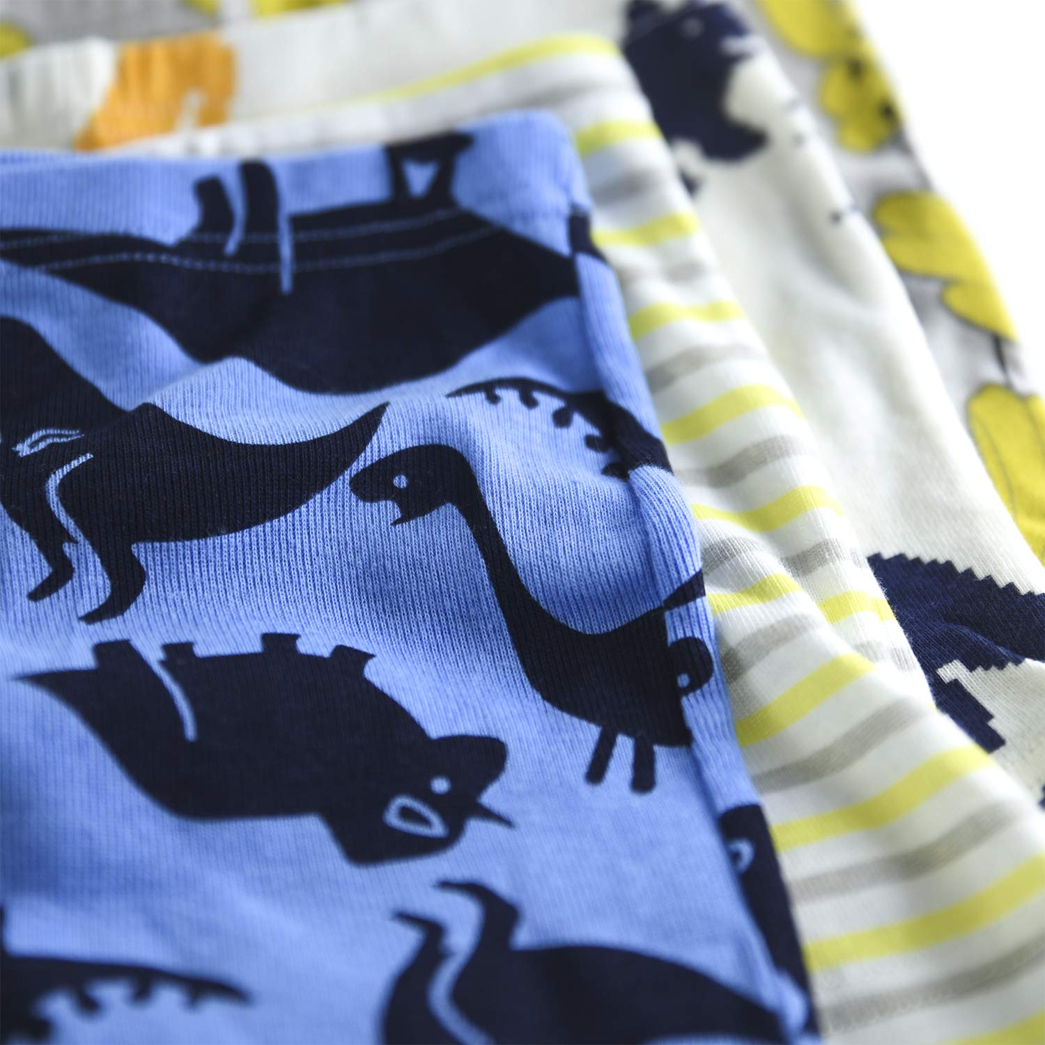 slaixiu Soft Cotton Kids Boxer Briefs Cartoon Boys Underwear Boxers 4-Pack (UW75-No.6-110)