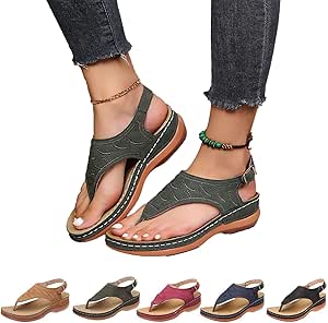 Amazon.com: Dimleen Orthopedic Sandals, Comfy Orthotic Sandals, Anti-Slip Breathable Arch 