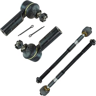 TRQ Front Tie Rod Set Compatible with 2007-2013 Suzuki SX4
