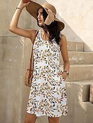 LUXVEER Summer Dresses for Women 2025 Floral