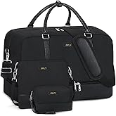 Weekender Bags for Women Overnight Bags with Shoe Compartment 21" Duffle Travel Bag for Traveling Weekend Gift 3pcs Set