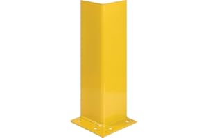 KLETON - Upright Protectors, Steel, 7" W x 7" D x 12" H, Safety Yellow Each