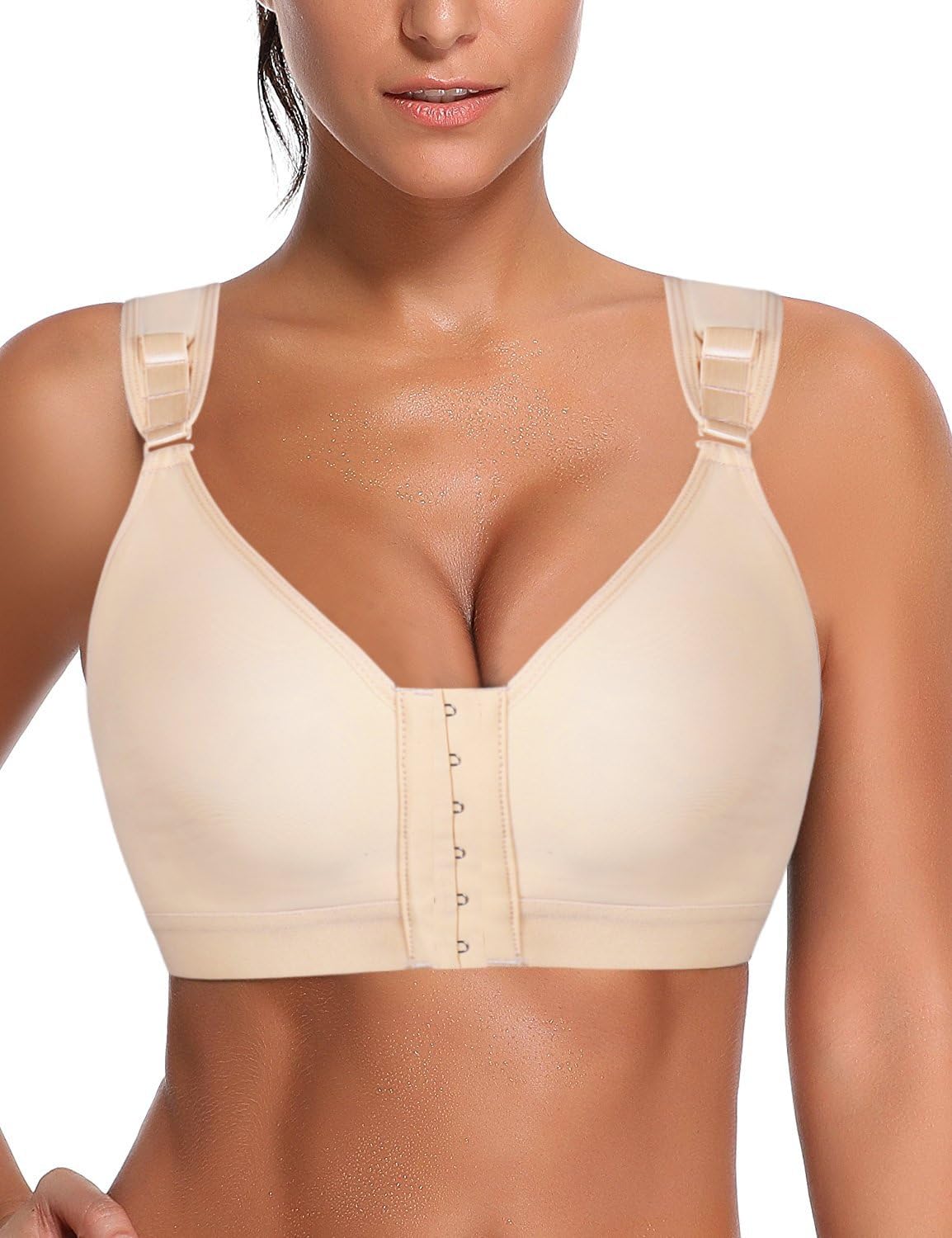 Kimikal Women Post-Surgery Front Closure Sports Bra