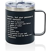 Onebttl Funny Tech Gifts for Men, Coffee Mug Stainless Steel Insulated 350ml/12oz