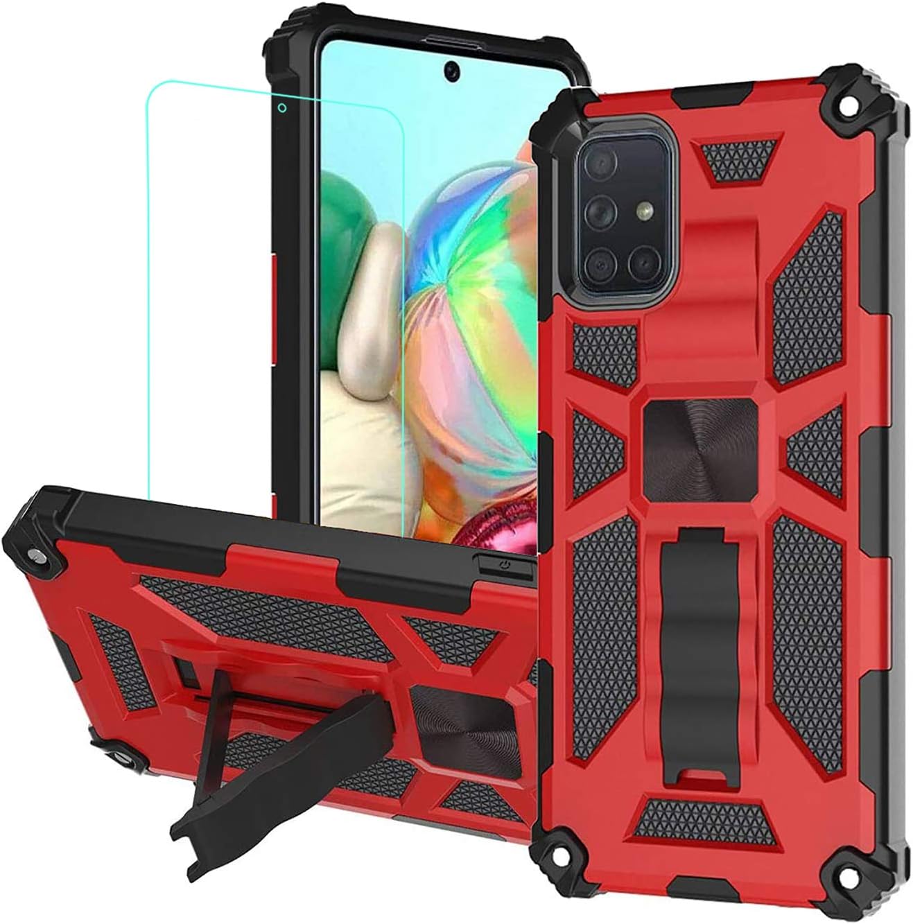 for Samsung Galaxy A71 Case with Screen Protector A71 Phone case Heavy