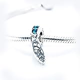 Surfboard Sterling Silver Turquoise Swarovski