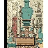 Composition Notebook College Ruled: Apothecary Vintage Illustration | Cute Herbalist Aesthetic Journal For School, College, Office, Work