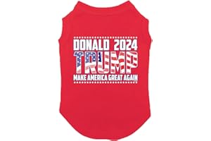 HAASE UNLIMITED Donald Trump 2024 MAGA - Dog Shirt (Red, X-Small)