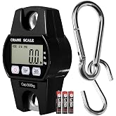 GRAM PRES Digital Hanging Crane Scale 660LB/300KG | Deer Hunting Scales, Farm,Fishing, Fish, meat，Game ,luggage Scale with Hold/Tare
