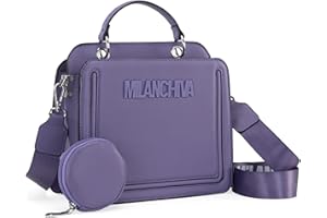 Milan Chiva Quilted Small Tote Bag for Women Top Handle Purse with Coin Purse