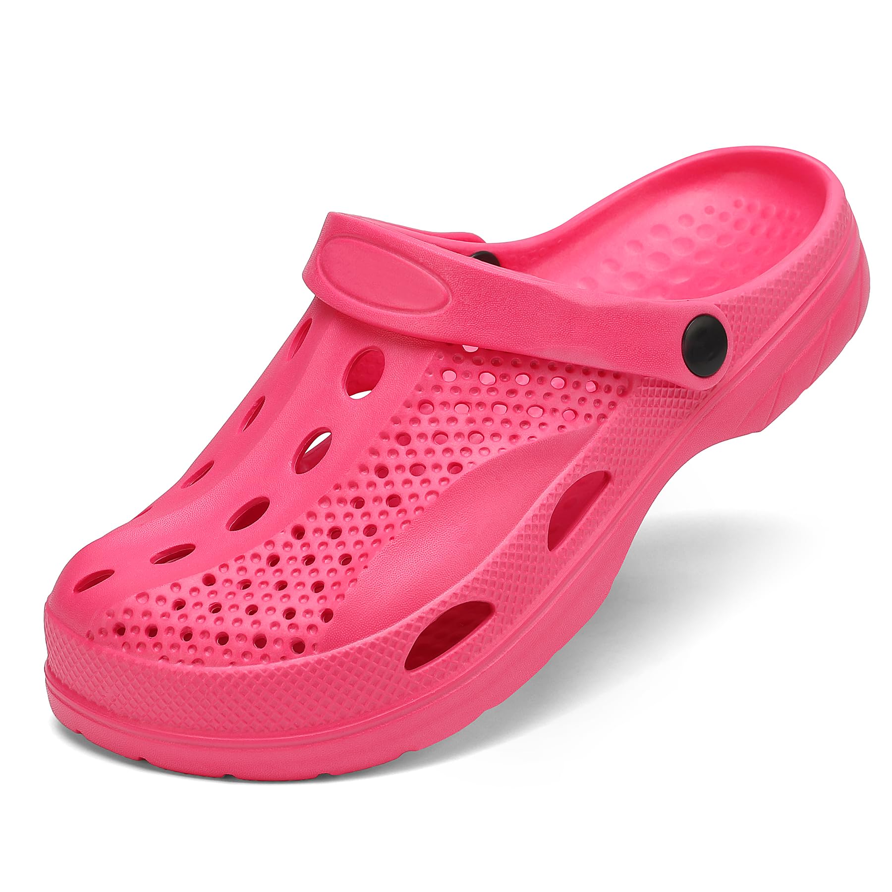 Photo 1 of SOSOWHLTE Garden Clogs Mens Arch Support Shoe,Women's Mules & Clogs Comfortable Lightweight Sandals Pink Size 7.5-8 Female,6.5-7 Male