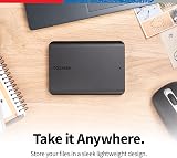 Toshiba Canvio Basics 2TB Portable External Hard Drive USB 3.0 Black view 4