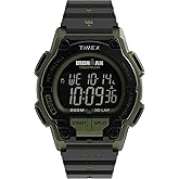 Timex Men
s Ironman Shock Endure 42mm Watch - Black Strap Digital Dial Green Case