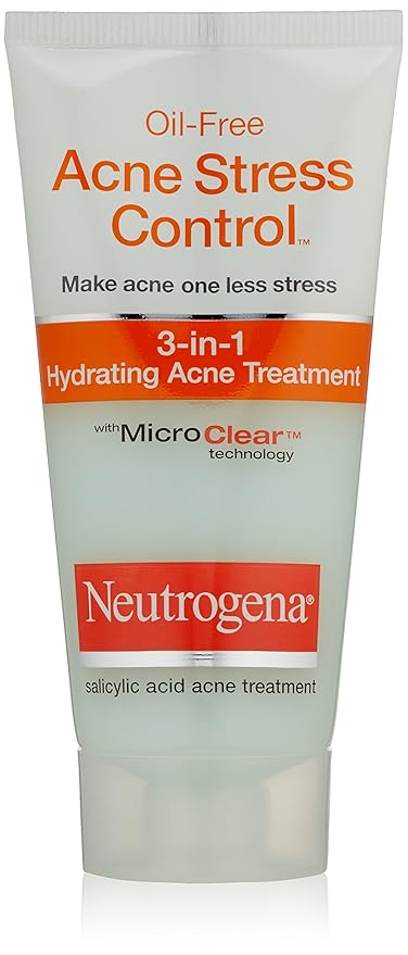 Buy Neutrogena Oil Free Acne Stress Control 3 In 1 Hydrating Acne Treatment 59ml Online At Low Prices In India Amazon In