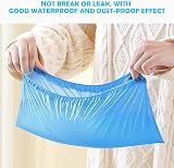 Flintronic Plastic Shoe Covers 100 Pcs Disposable Waterproof Non slip view 5