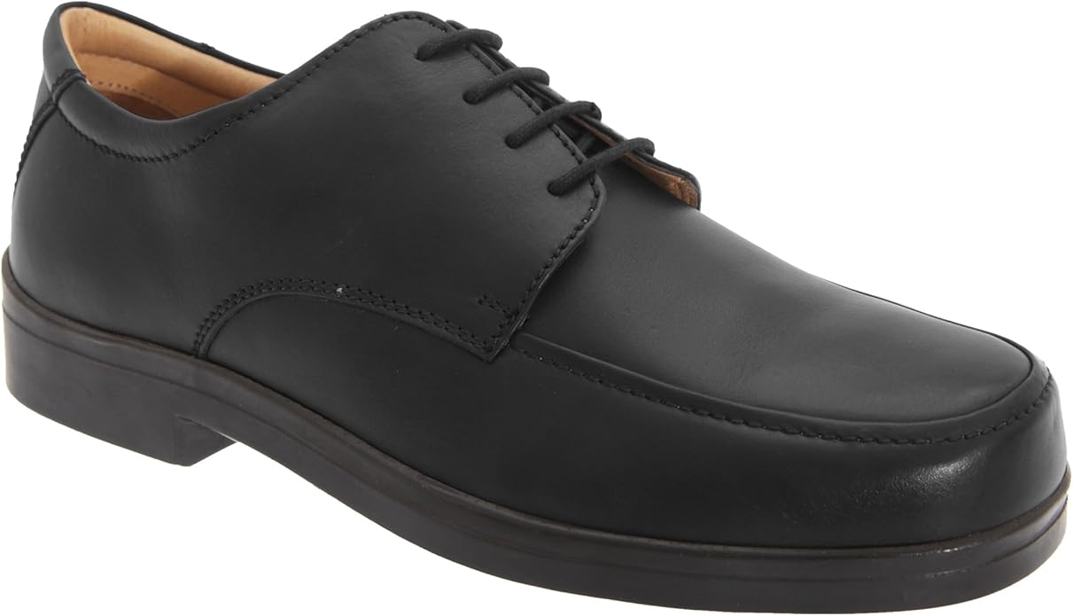 Roamer Mens Extra Wide Fitting Lace Tie Shoes (10 UK) (Black) Amazon