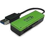 Plugable SuperSpeed USB 3.0 Flash Memory Card Reader for Windows, Mac, Linux, and Certain Android Systems - Supports SD, SDHC, SDXC, Micro SD / T-Flash, MS, MS Pro Duo, MMC, and more