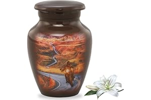 Motorcycle Keepsake Urn - Motorcycle Mini Cremation Urn for Ashes - Highway to Heaven Token Urn - Motorcycle Lovers Sharing U