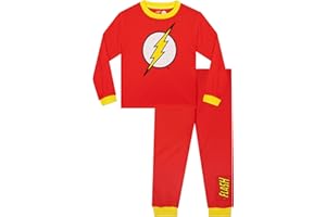 DC Comics Batman Pjs, Superhero Boys Pyjamas, The Flash Kids Pyjamas, Long Sleeve Boys' Pyjama Sets
